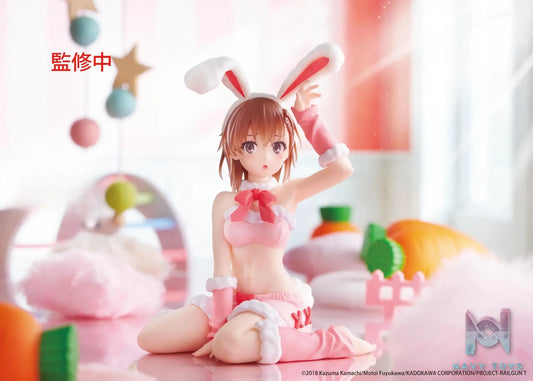 Taito – A Certain Scientific Railgun MOFLOCK Figure Mikoto Misaka (Fluffy Bunny Ver.) (Licensed)