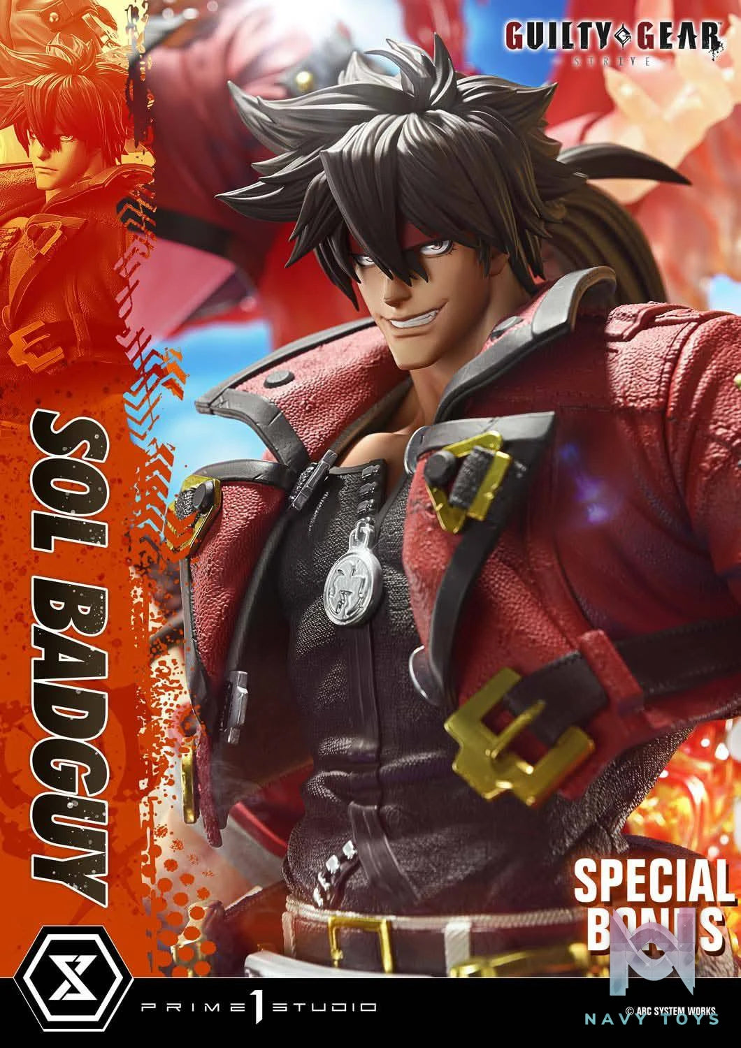 Sol Badguy resin statue prime 1 studio anime figure