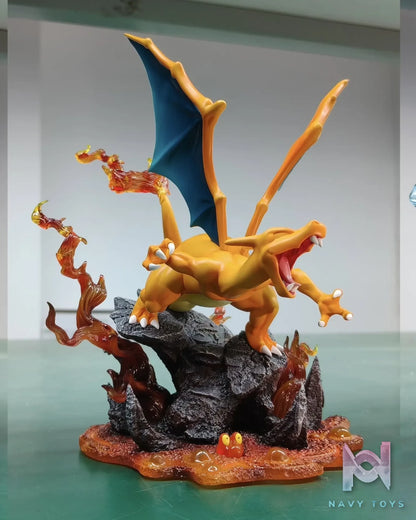 Xiao Qin Bi Ji Studio – Small Scene Series Charizard Pokémon