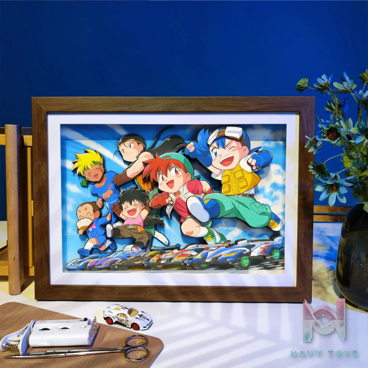 Yu Zhi Jiang Studio – Multiple Characters Series #1 3D Decorative Painting Bakusou Kyoudai Let’s & Go!!