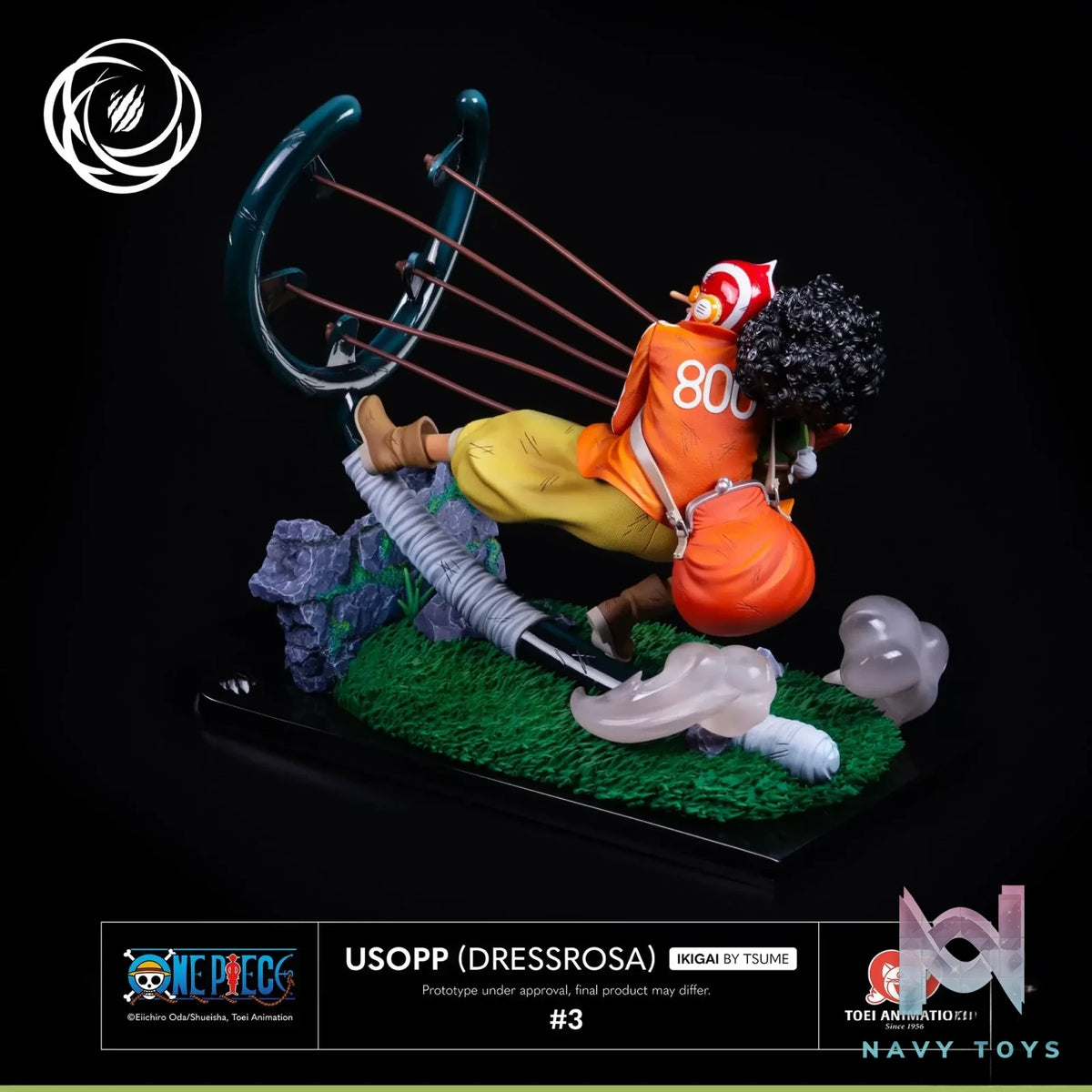 Tsume Studio - Usopp (Dressrosa) Ikigai 1/6 Scale Statue IKIGAI (Licensed) resin statue Navy Toys anime figure