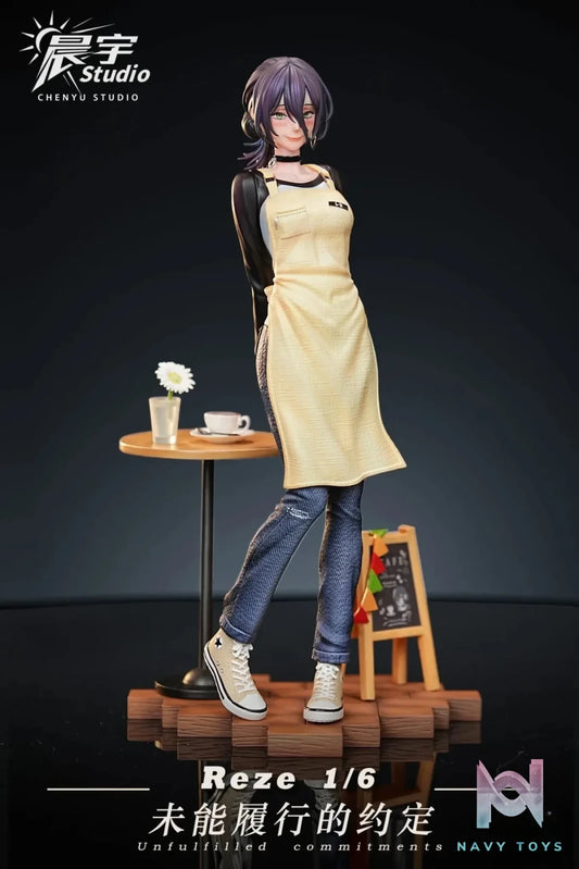 Chen Yu Studio - Unfulfilled Promise Reze Chainsaw Man resin statue Navy Toys anime figure
