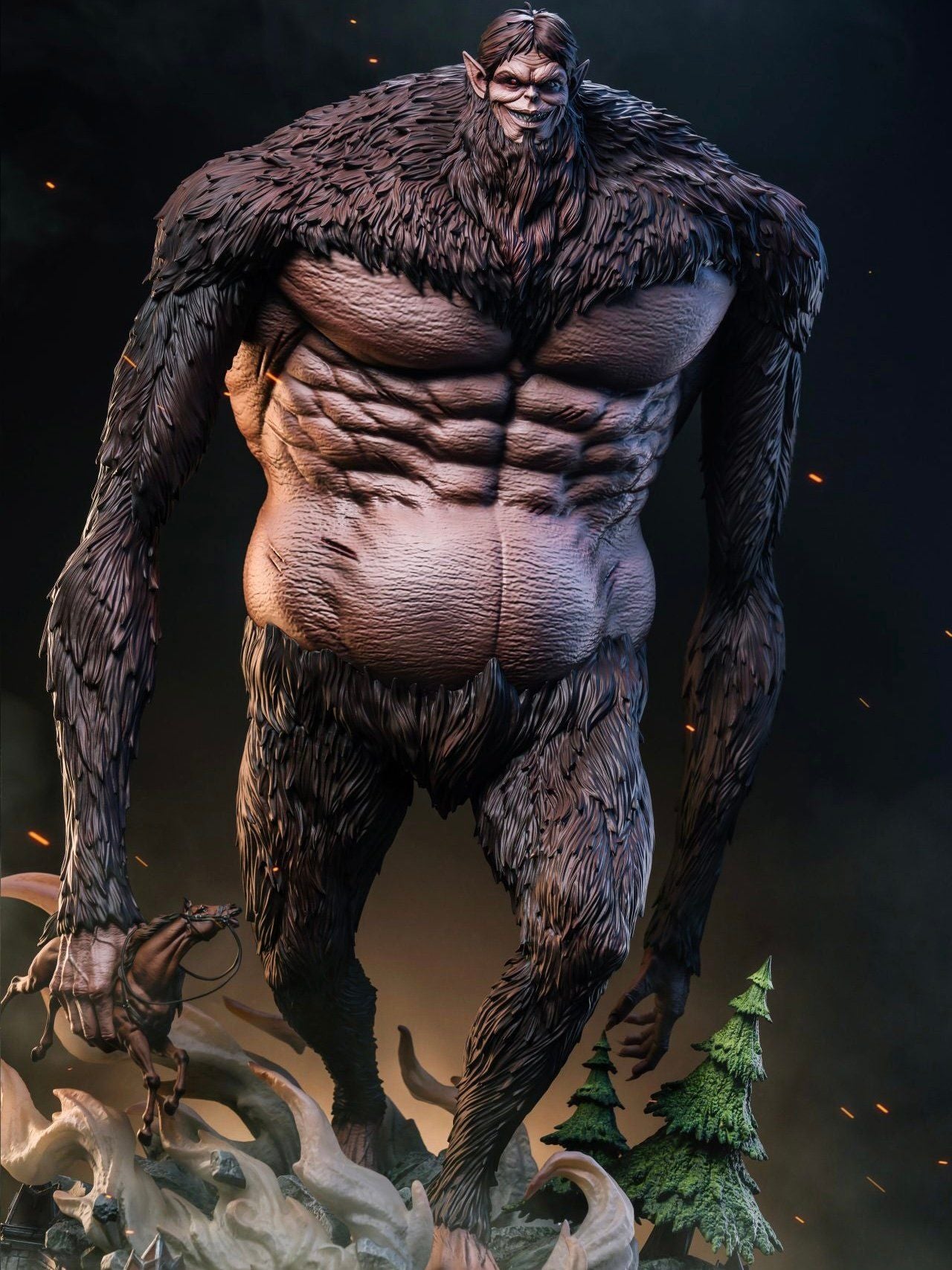 Beast Titan - Attack on Titan - Hertz Studio resin statue Hertz studio anime figure