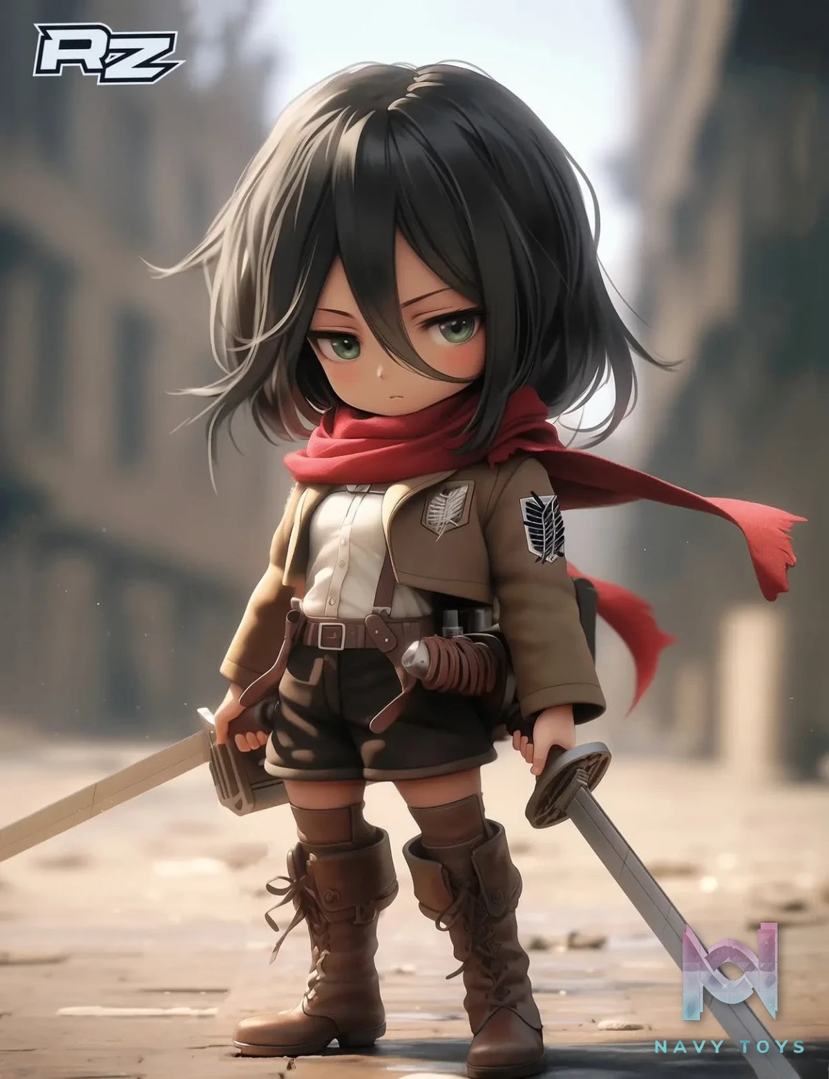 RZ Studio – Attack on Titan Q version Mikasa