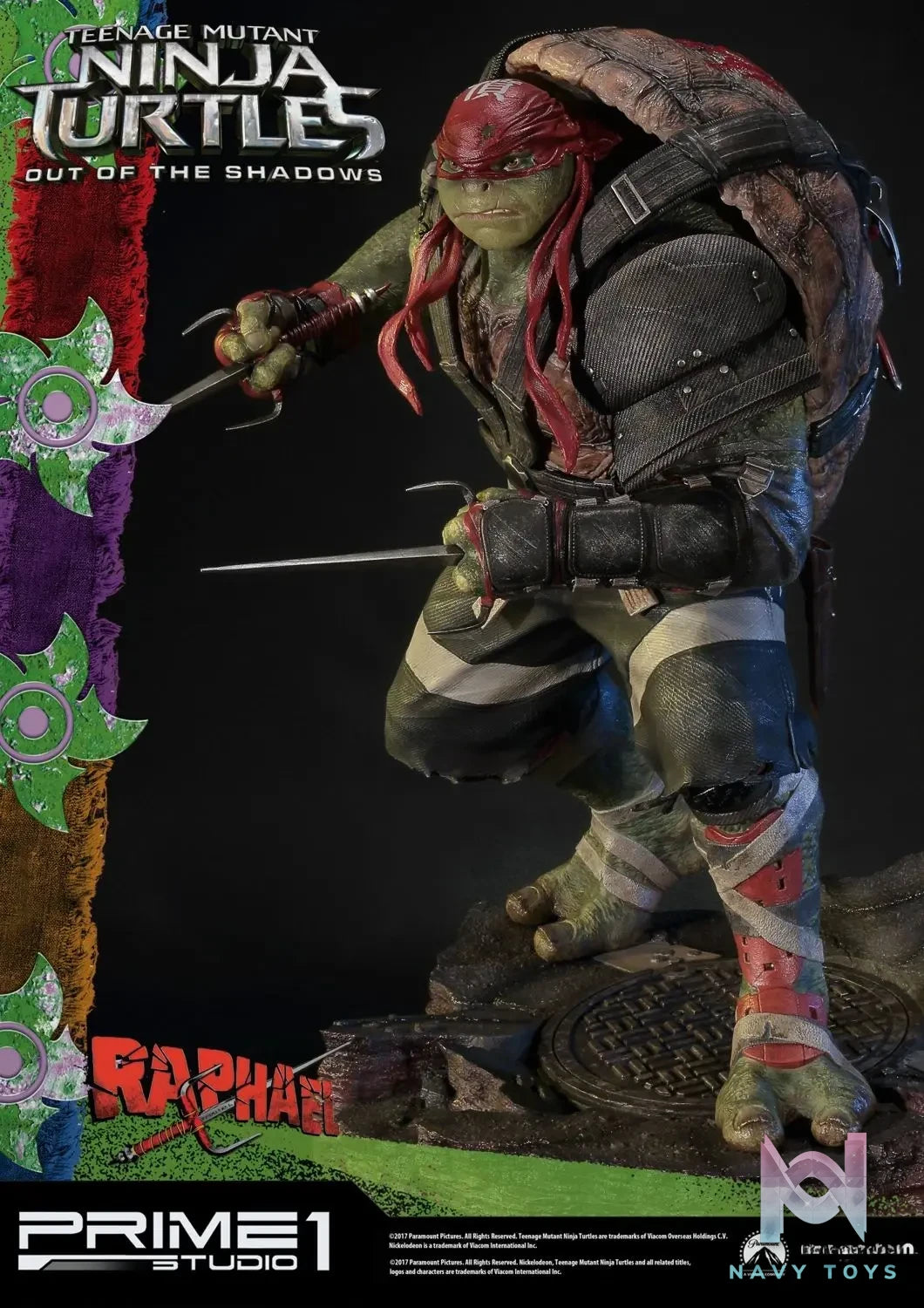 Prime 1 Studio – Premium Masterline Teenage Mutant Ninja Turtles: Out of the Shadows (Film) Raphael PMTMNT-03 (Licensed)