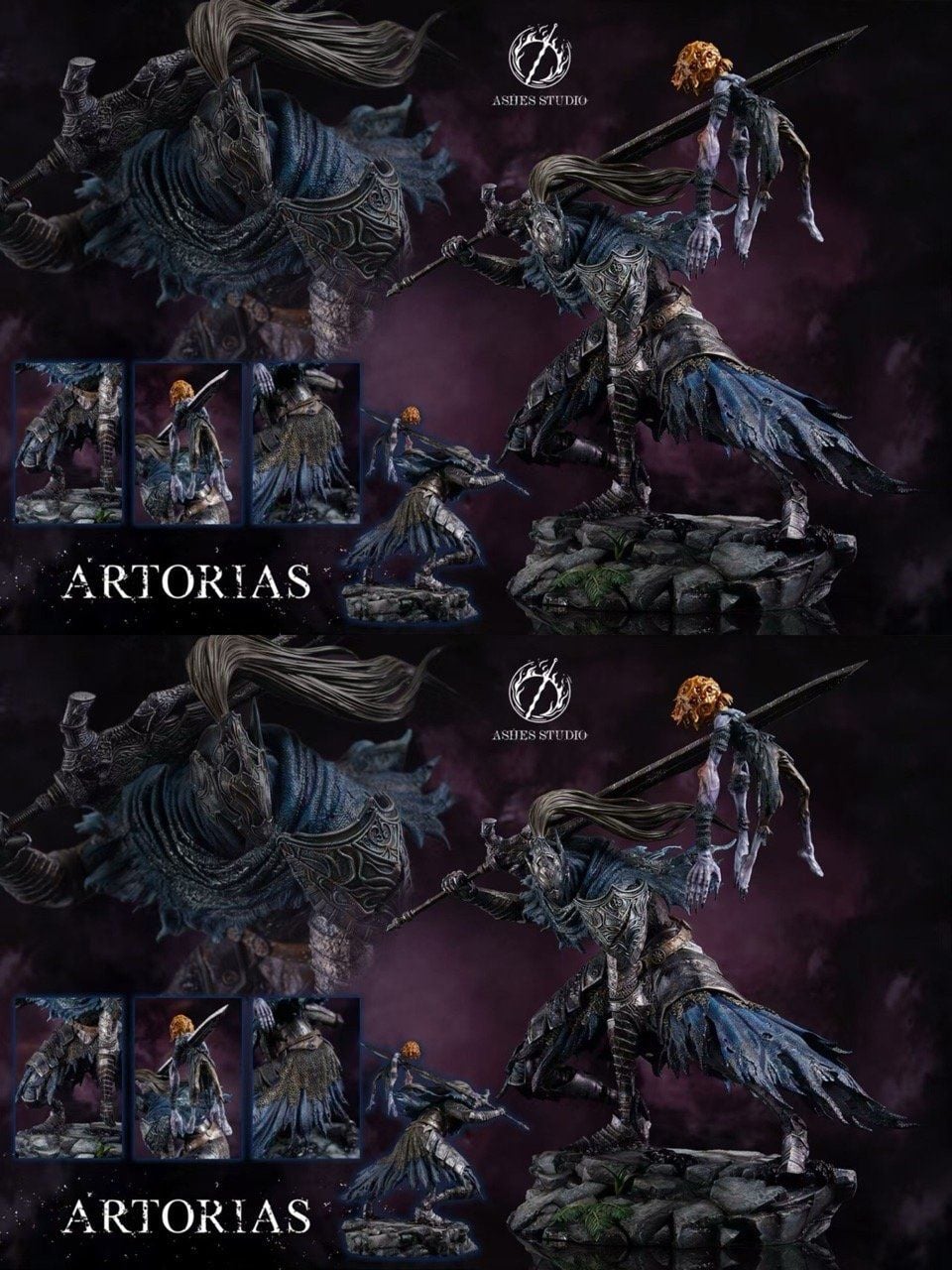 Abyss Walker Artorias - Dark Souls - Ashes Studio resin statue ashes studio anime figure