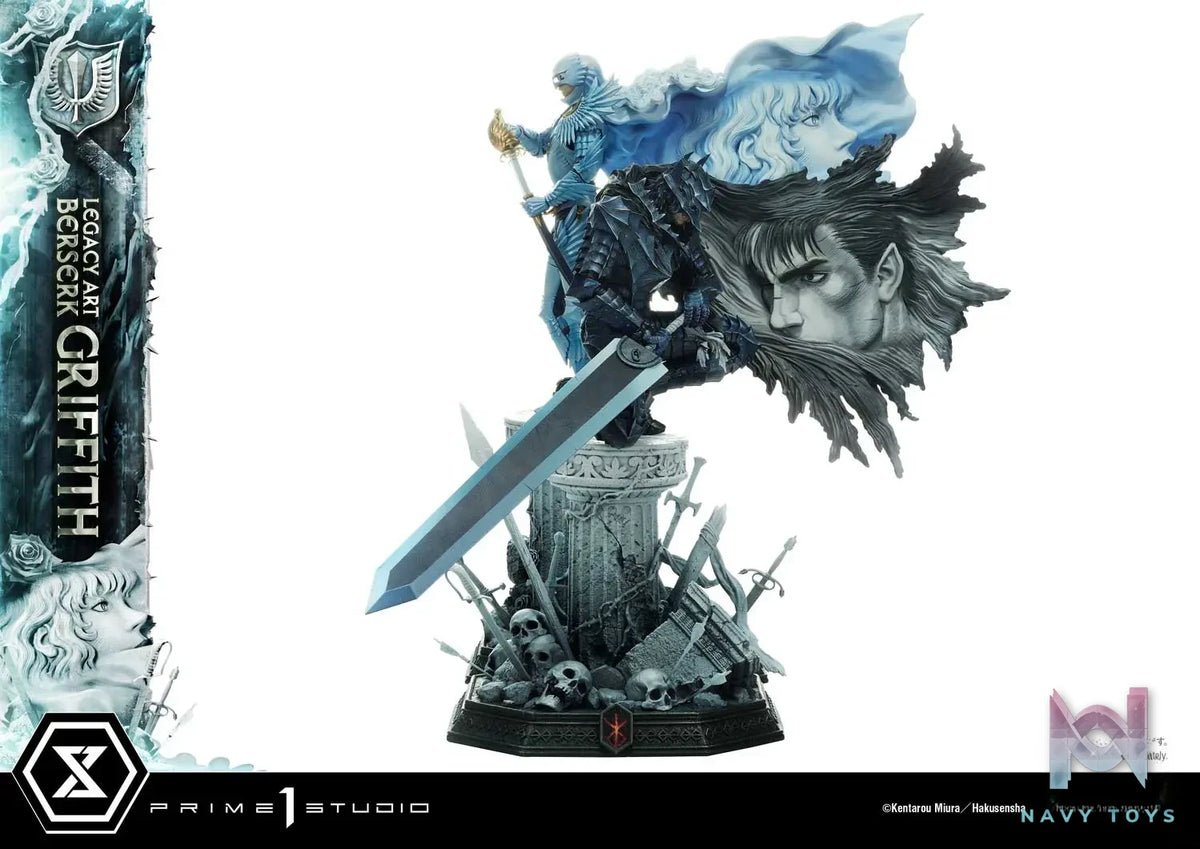 Prime 1 Studio – Legacy Art Kentaro Miura Berserk Guts & Griffith Set LABR-01S LABR-02S (Licensed)