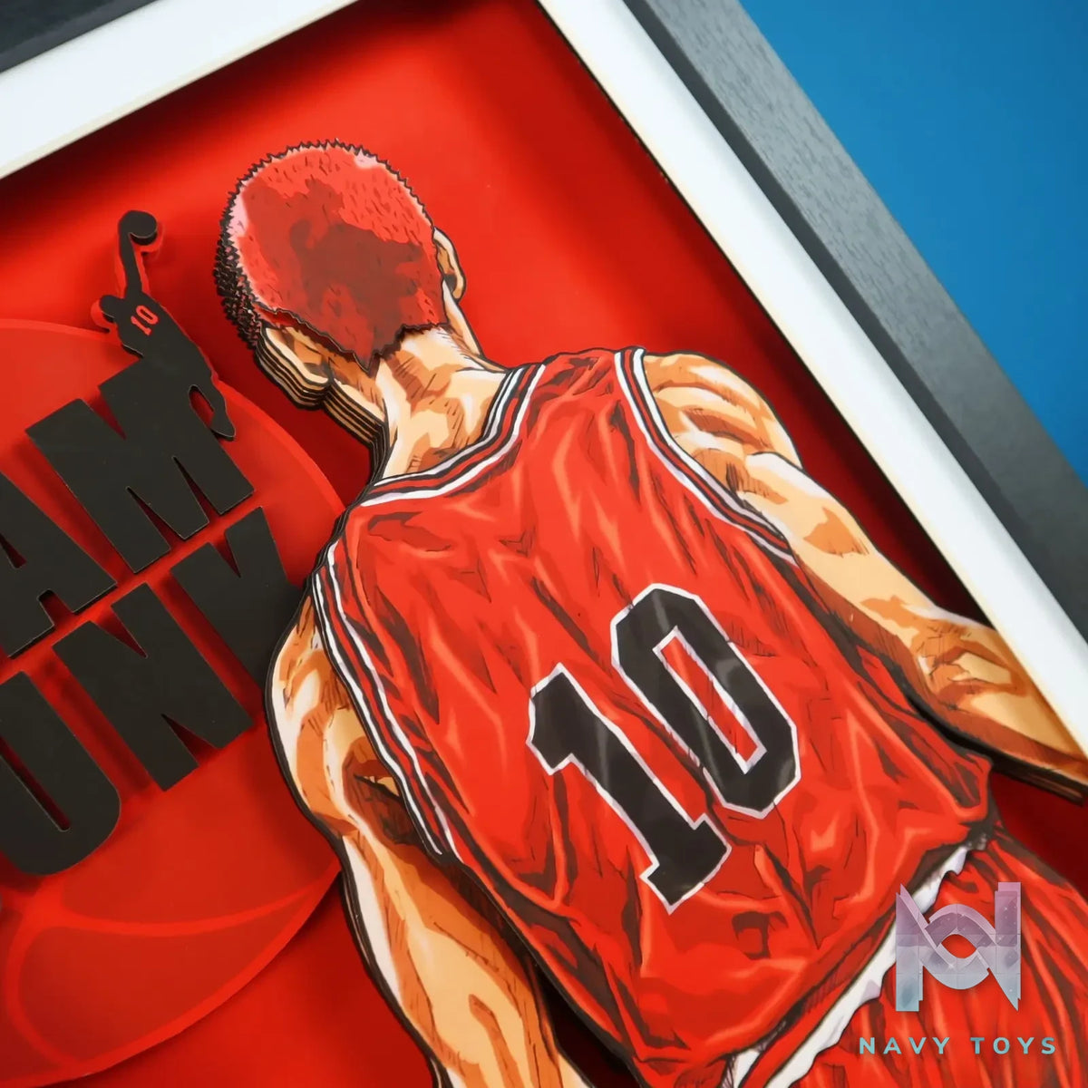KALA HOME Studio – Hanamichi Sakuragi #02 3D Decorative Painting Slam Dunk