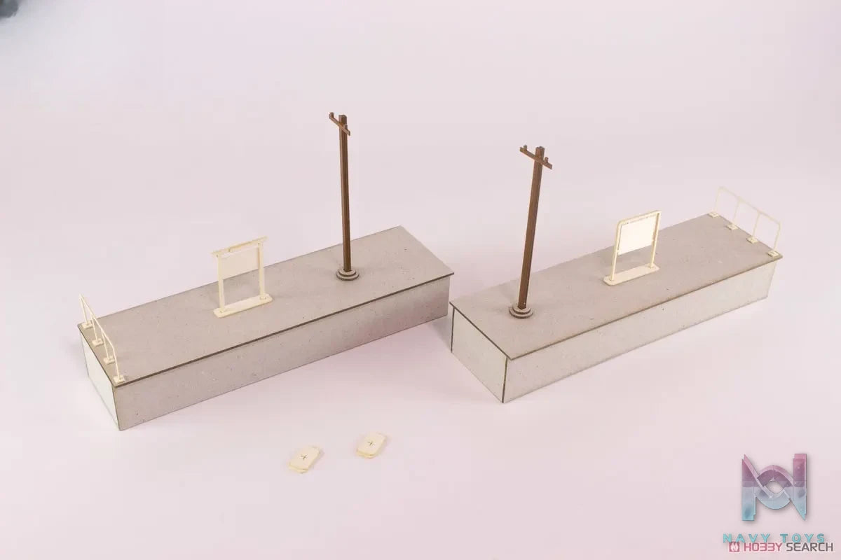 PLUM – 1/80 Paper Kit Street Corner Accessory Series Island-Style Local Home X Extension Set (Licensed)