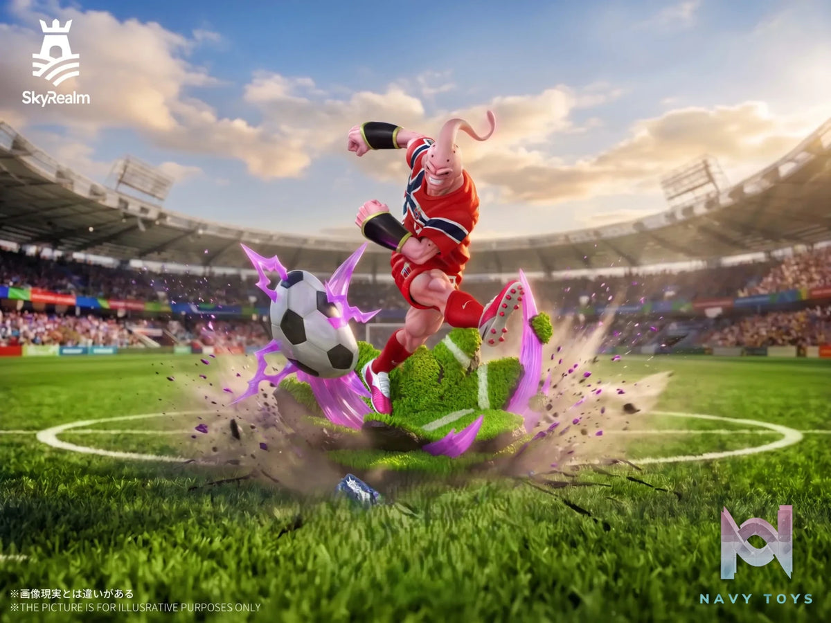 SkyRealm Studio – Majin Buu COS FIFA World Cup Erling Haaland Dragon Ball