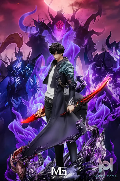 MG Studio - Solo Leveling Sung Jinwoo resin statue Navy Toys anime figure