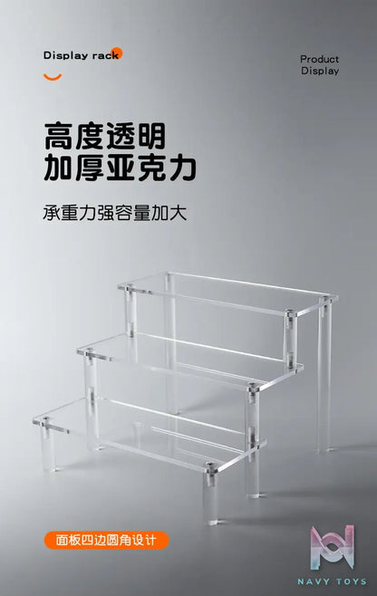 Showcase Factory – Acrylic Stair Display Stand for Nendoroids Blind Boxes Mini Figures