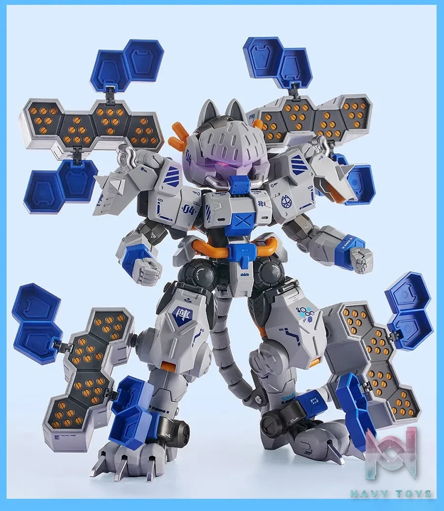 IRON ROARS – Original 04th Machine Array Heavy Armored Cat Mecha Assembly Model (Licensed)