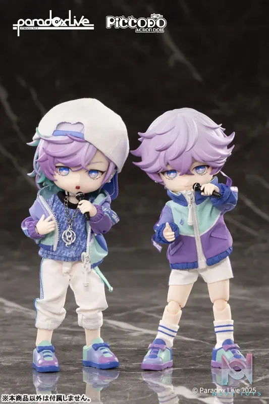 GENESIS x PICCODO ACTION DOLL Studio – PICCODO ACTION DOLL X Paradox Live Kanata & Nayuta Yatonokami Chibi Doll (Licensed)