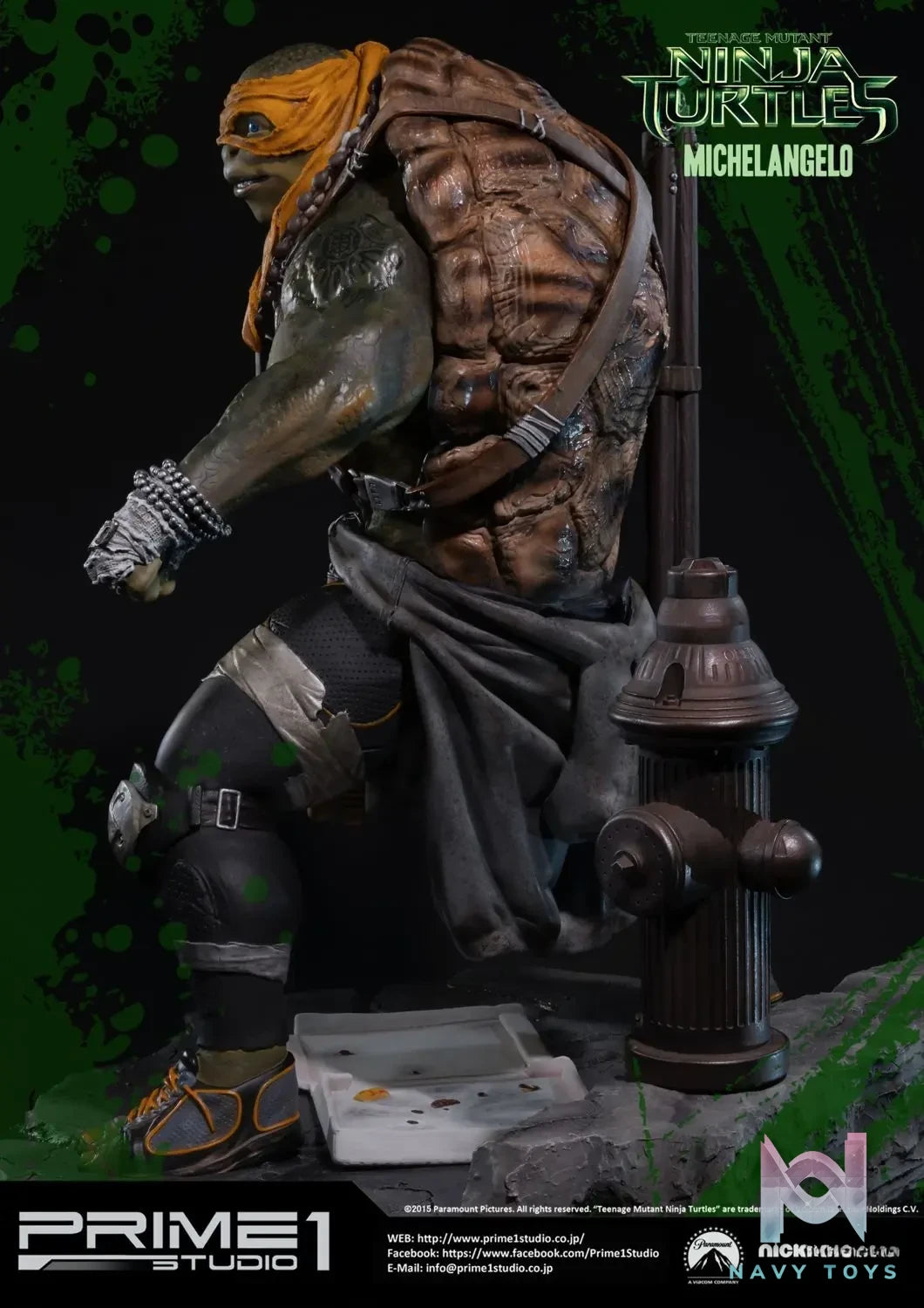 Prime 1 Studio – Museum Masterline Teenage Mutant Ninja Turtles (Film) Michelangelo MMTMNT-04 (Licensed)