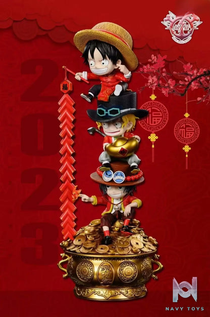 Huan Zhou Studio – One Piece The Three Luffy Brothers