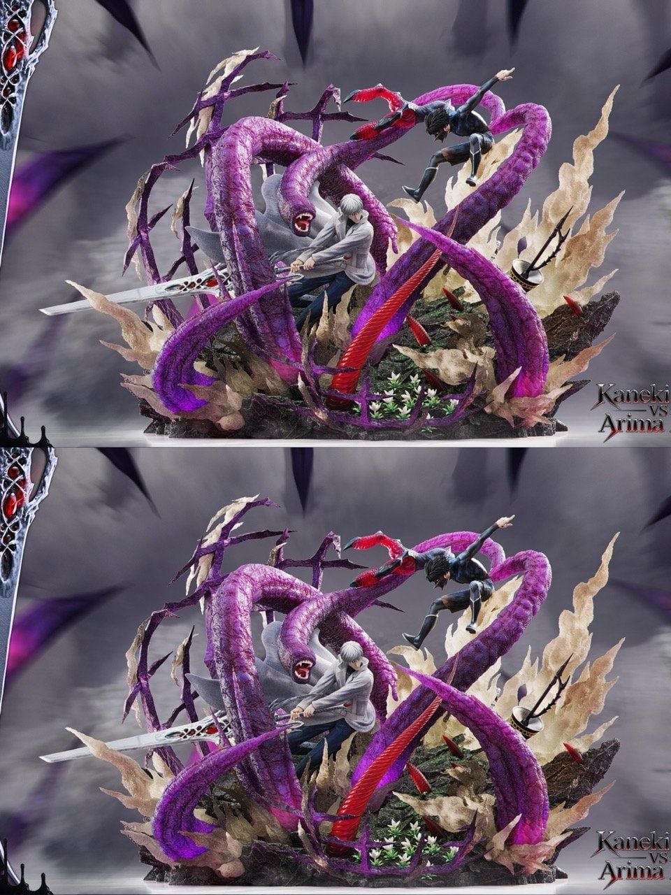 Kishou Arima vs Kaneki Ken - Tokyo Ghoul - Black Goat Studio resin statue Black Goat Studio anime figure