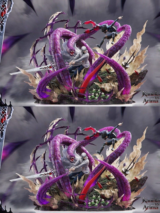 Kishou Arima vs Kaneki Ken - Tokyo Ghoul - Black Goat Studio resin statue Black Goat Studio anime figure