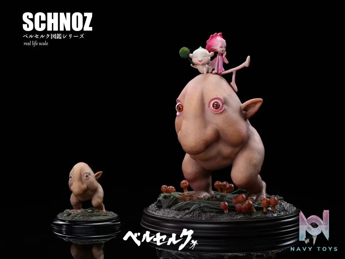 Desktop Berserk Illustration Fourth Edition Schnoz with Puck and Ivalera - BIHS Studio resin statue Navy Toys anime figure