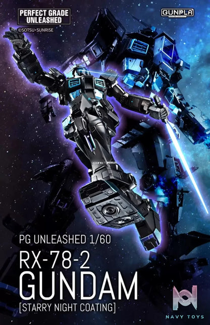 BANDAI SPIRITS – PG UNLEASHED 1/60 RX-78-2 Gundam (Starry Night Coating Edition) (Licensed)