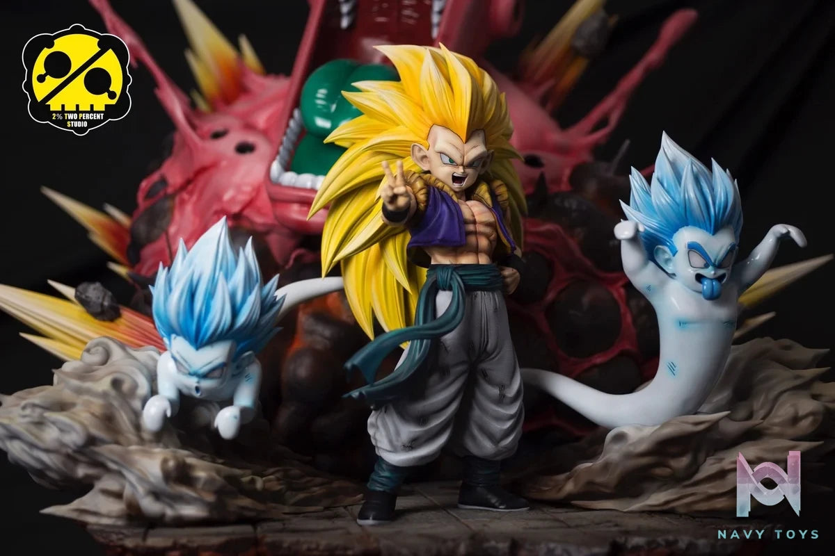 Gotenks - Dragonball - 2% Studio resin statue 2% Studio anime figure