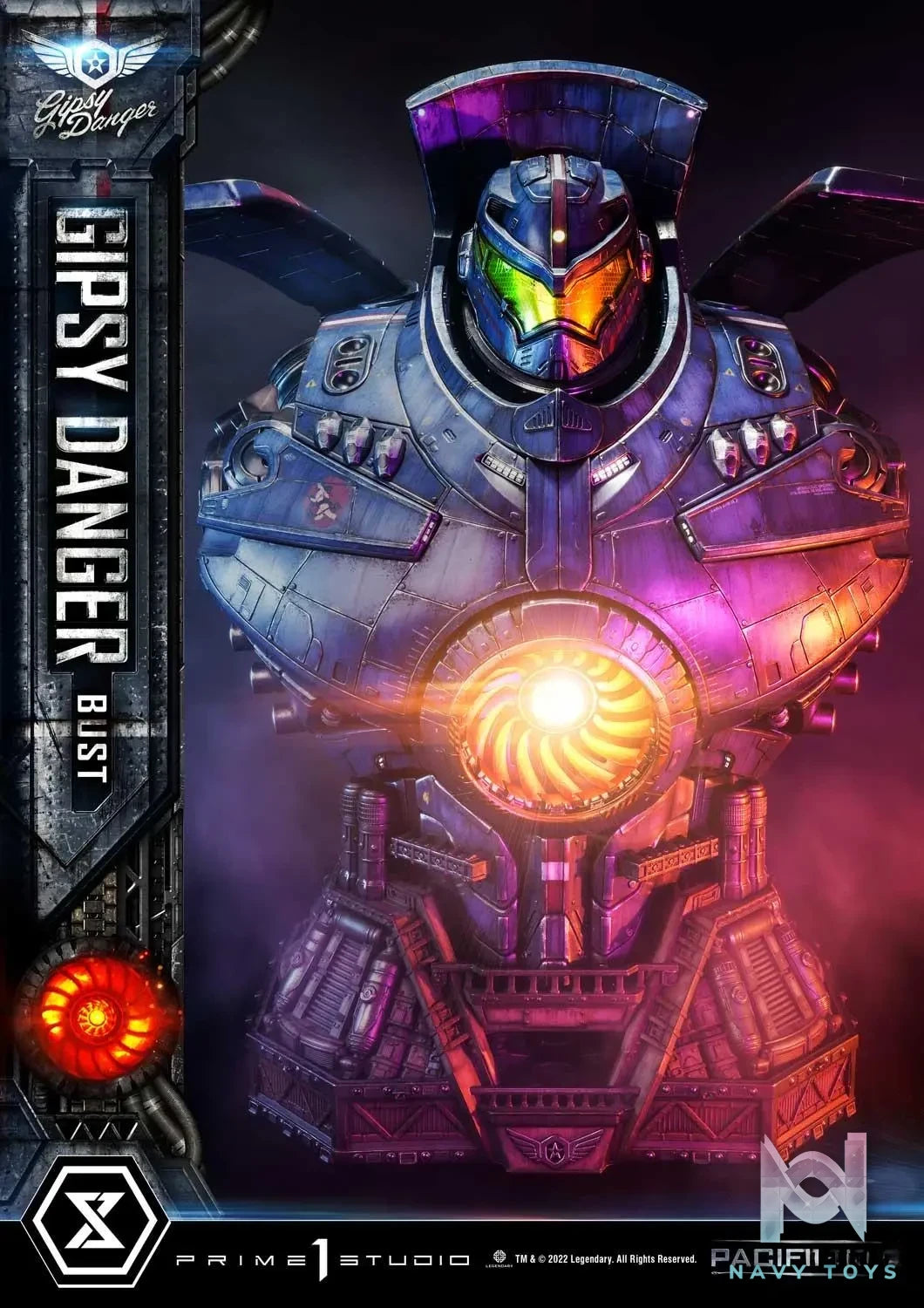 Prime 1 Studio – Life Size Bust Pacific Rim Gipsy Danger LSPACRIM-01 LSPACRIM-01DX (Licensed)