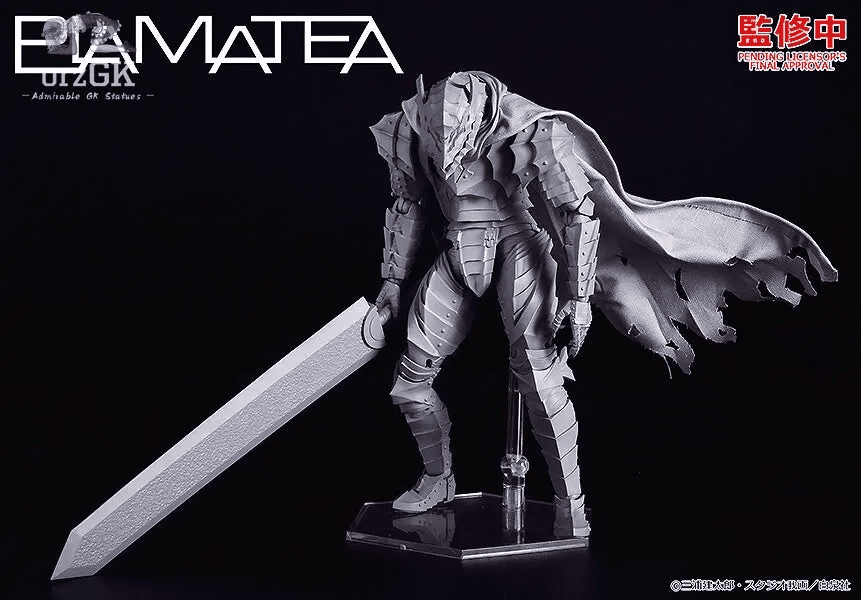 Max factory - PLAMATEA Berserk Guts: Berserker Armor Ver. Plastic Model (Licensed) resin statue Navy Toys anime figure