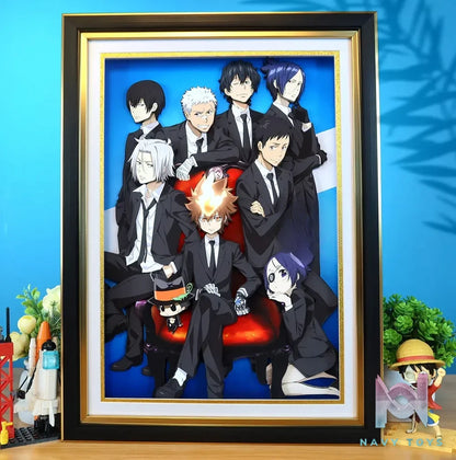 KALA HOME Studio – Katekyo Hitman Reborn! Multiple Characters #01 3D Decorative Painting Katekyo Hitman Reborn!