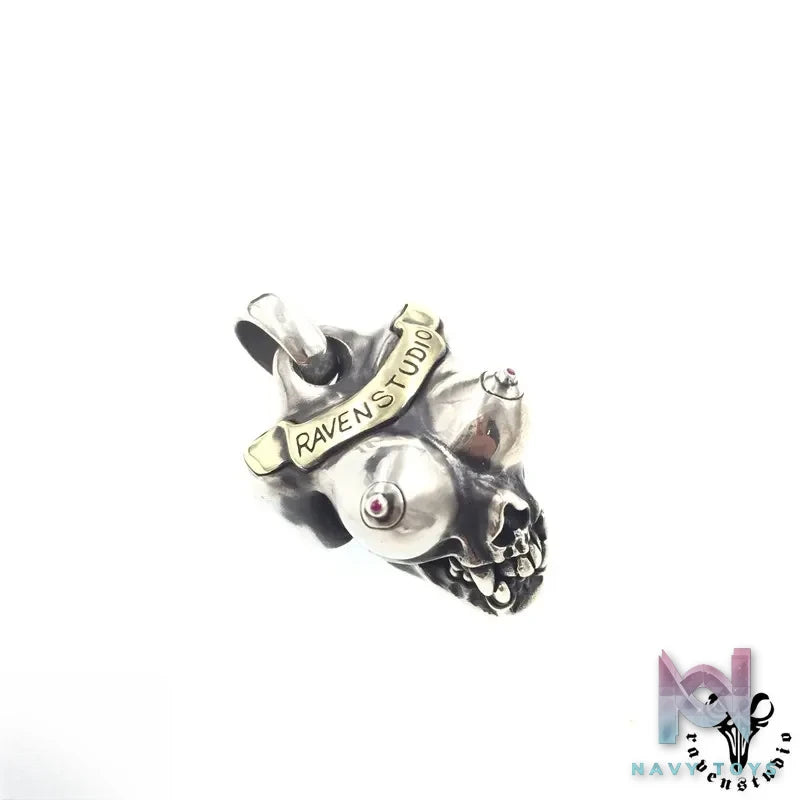 Raven Studio (silver jewelry) – Original Exclusive “Dark Matrix” Brooch Pendant Original