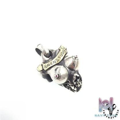 Raven Studio (silver jewelry) – Original Exclusive “Dark Matrix” Brooch Pendant Original