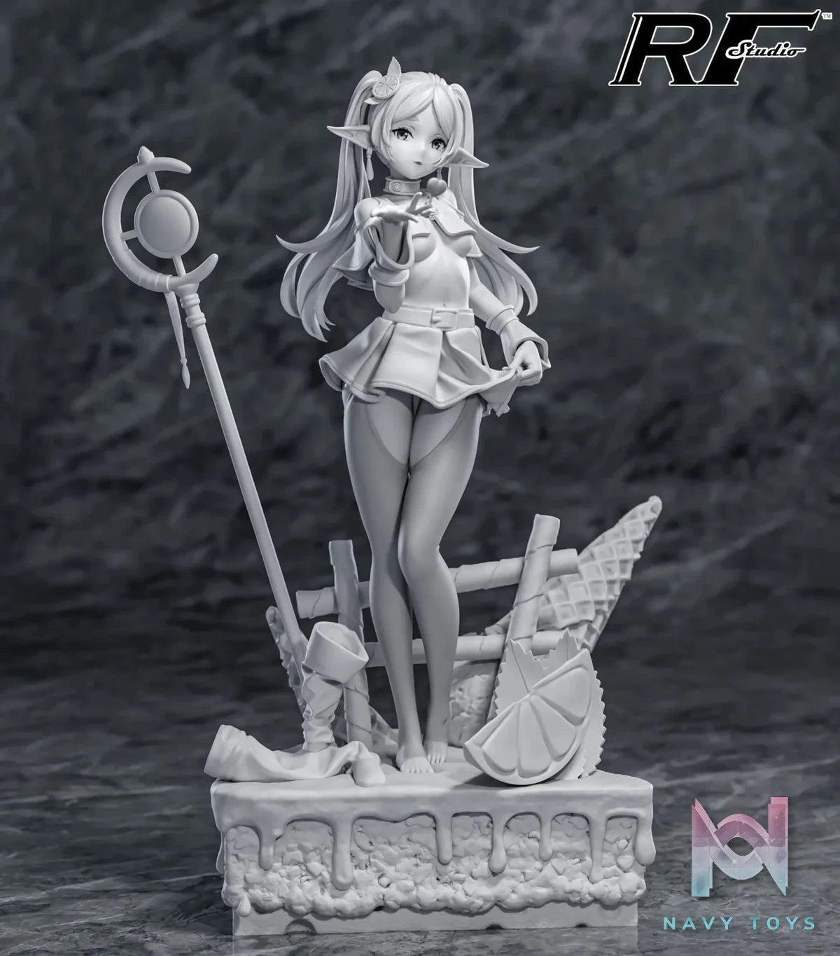 RF Studio - Frieren: Beyond Journey's End Frieren resin statue Navy Toys anime figure