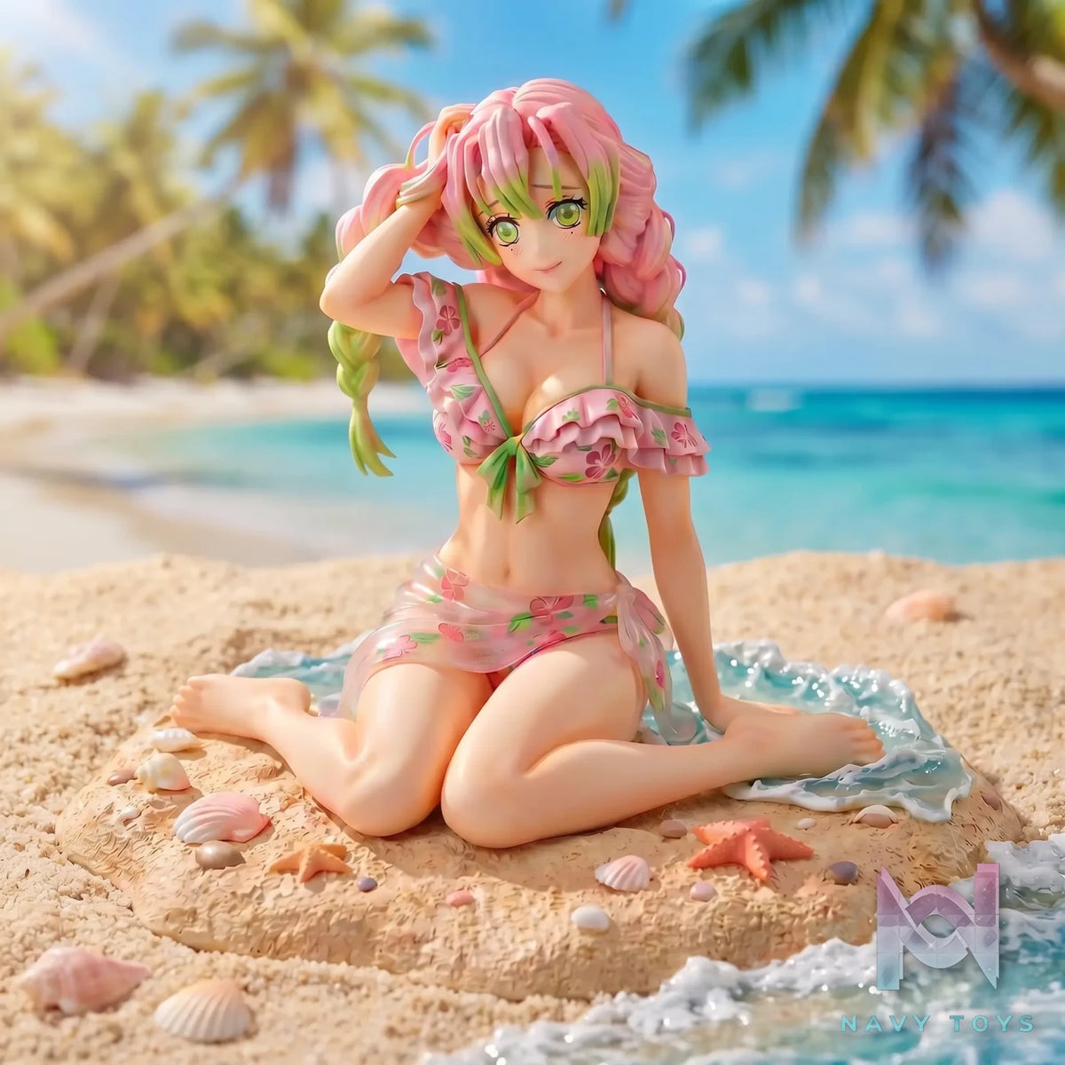 Fast Studio – Beach Series #01 Mitsuri Kanroji Beach Demon Slayer