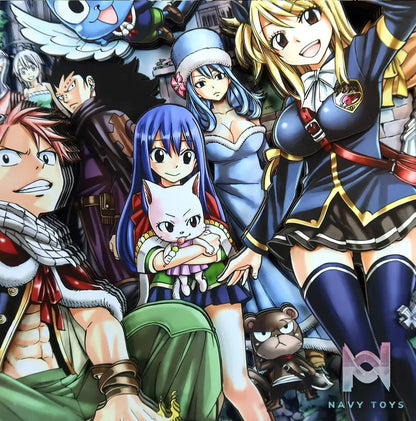 KALA HOME Studio – Fairy Tail Multiple Characters #01 3D Decorative Painting Fairy Tail
