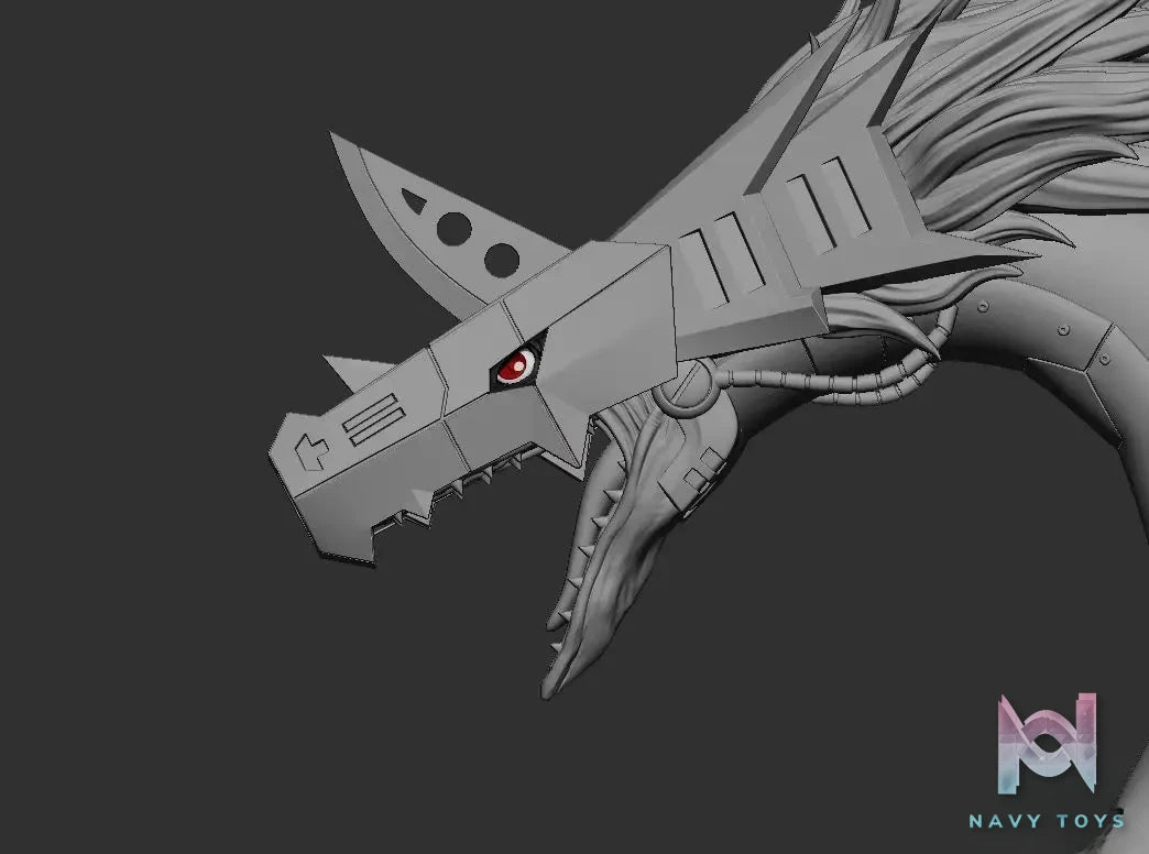 Mine Studio – Digimon 4 King Series Metal Seadramon & Chaos Seadramon