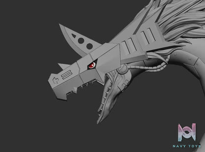 Mine Studio – Digimon 4 King Series Metal Seadramon & Chaos Seadramon