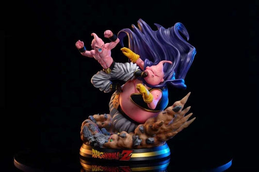 Fat Buu vs Little Buu resin statue NOAH Studio anime figure