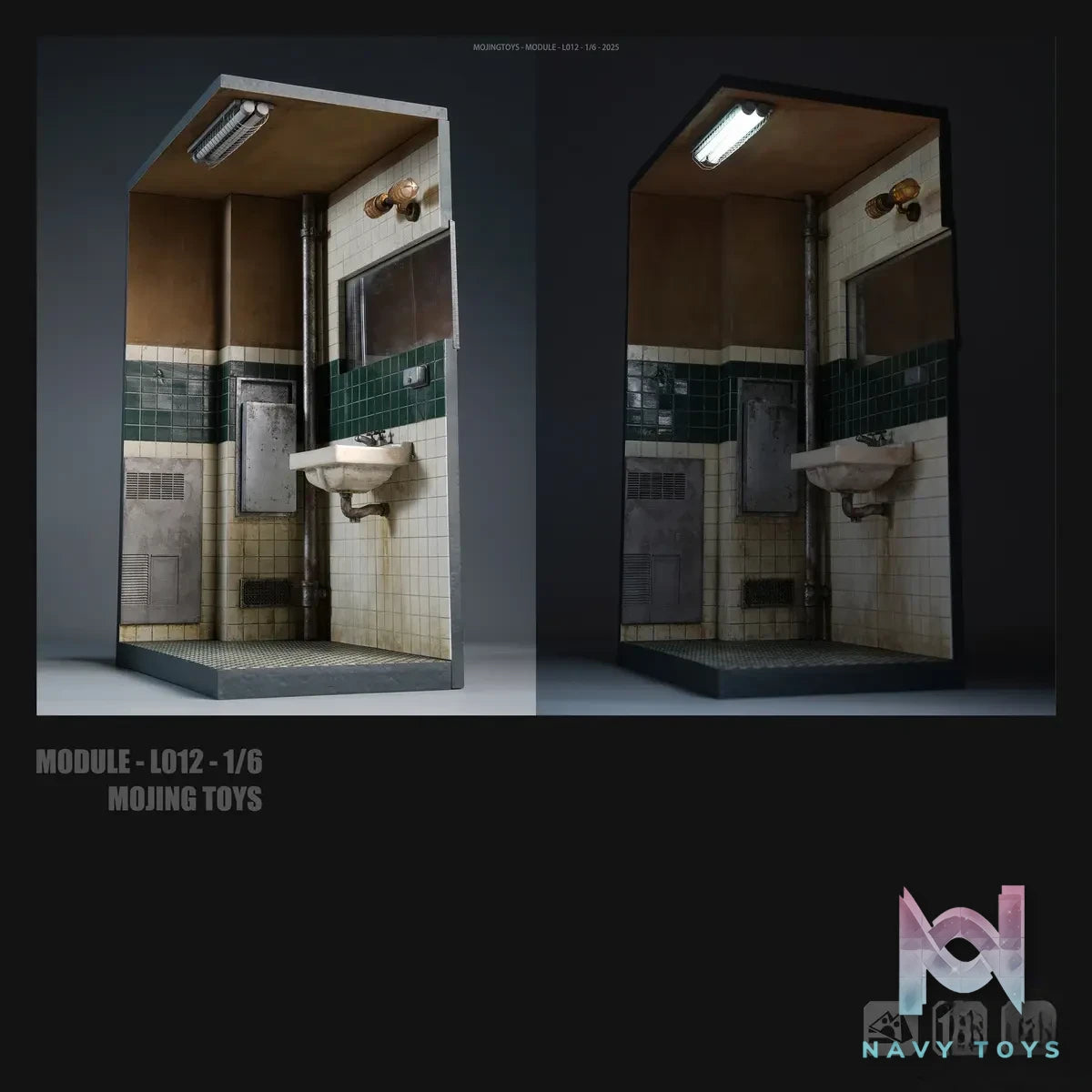 MOjingToys – 1/6 Modular Series – JOKER Bathroom Scene Base L012 (Licensed)