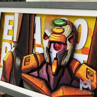 KALA HOME Studio – Evangelion Unit-00 3D Decorative Painting Neon Genesis Evangelion