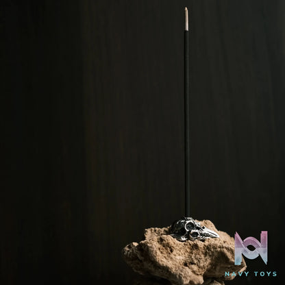 Raven Studio (silver jewelry) – Original Exclusive “Bone Nest” Raven Skull Incense Burner Original