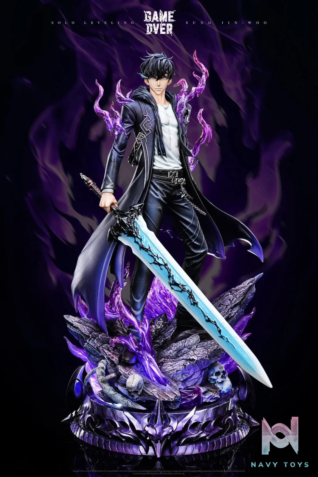 Shadow Monarch Sung Jin - Woo resin statue Game Over Studio anime figure