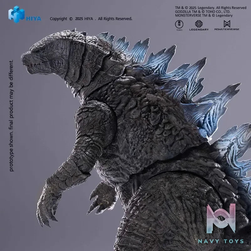 HIYA Toys – 16cm “Godzilla 2014” – Super Movable Heat Ray Godzilla Translucent Ver EBG0079 (Licensed)