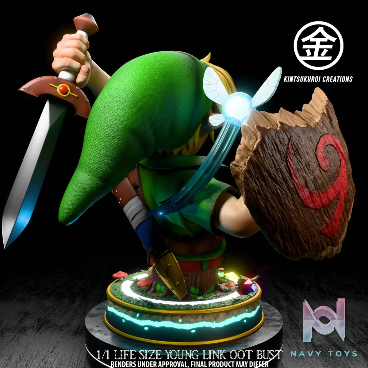 Kintsukuroi Creations Studio – Legend of Zelda Young Link Bust