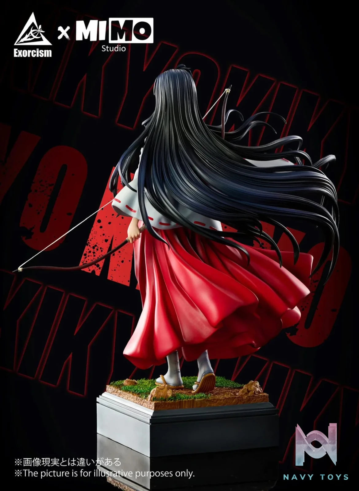 Kikyo resin statue MIMO Studio & Exorcism Studio anime figure