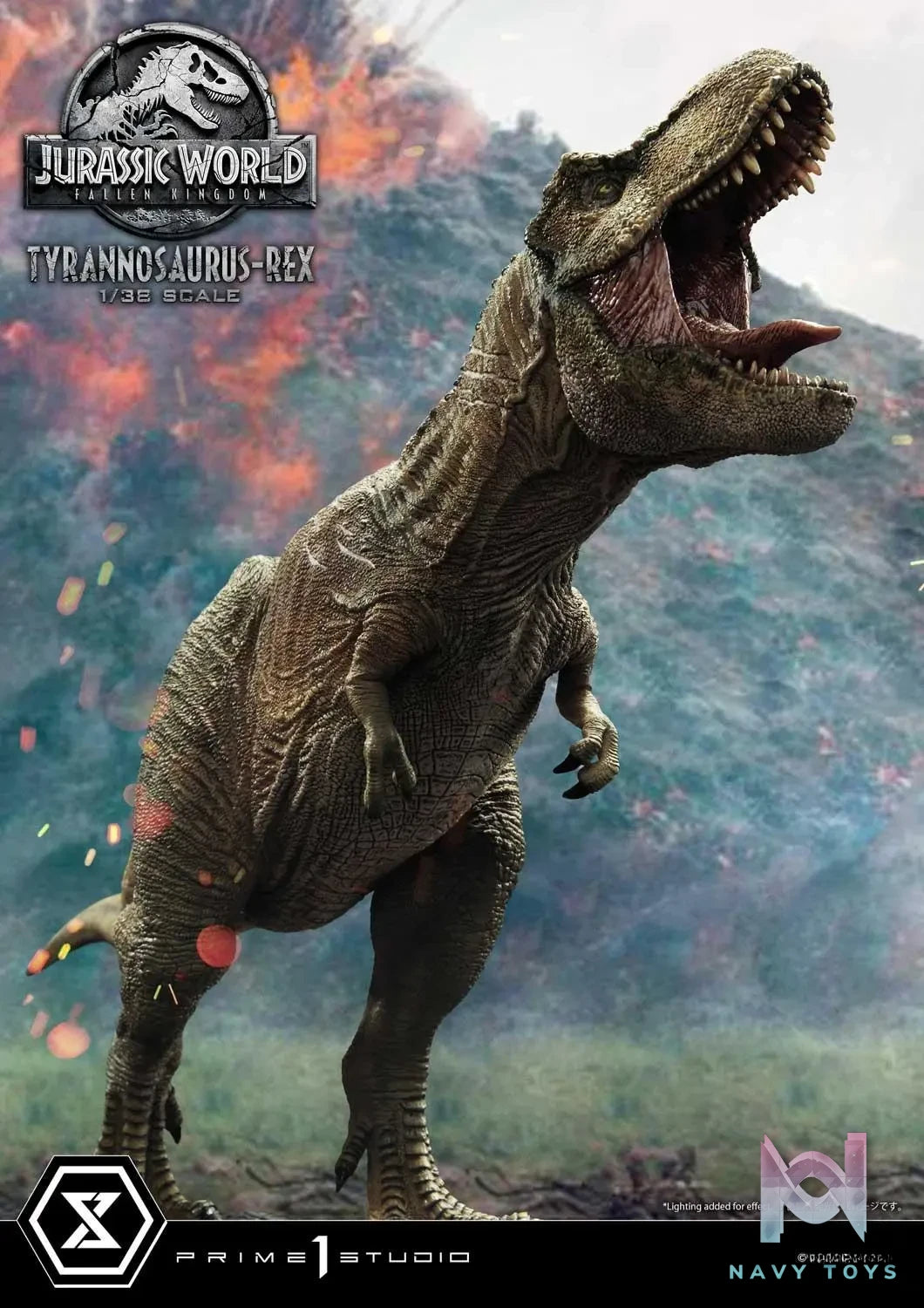 Prime 1 Studio – Prime Collectible Figures Jurassic World: Fallen Kingdom (Film) Tyrannosaurus-Rex PCFJW-01 (Licensed)