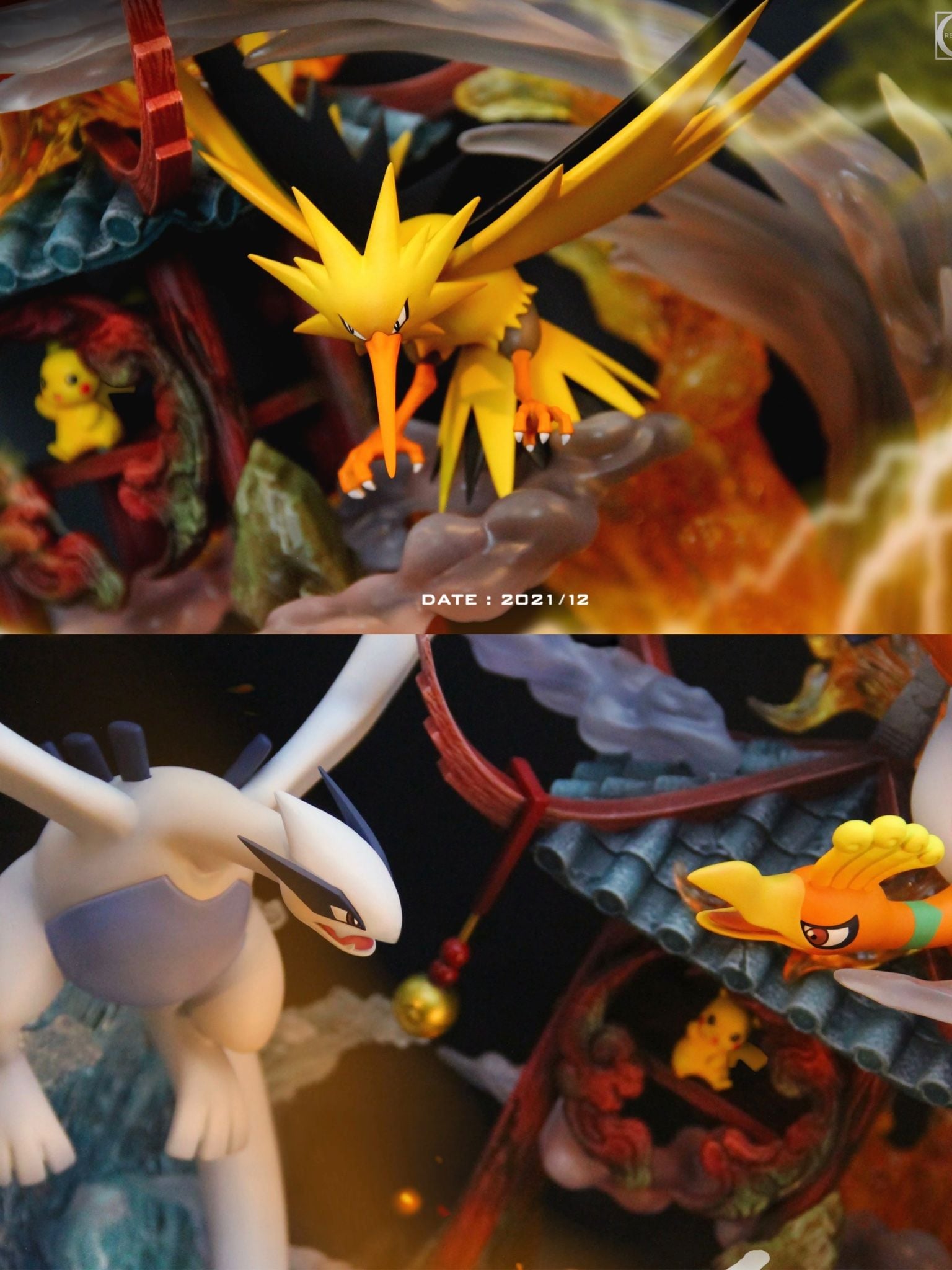 Five Legendary Bird Pikemons - Pokemon - Crescent Studio resin statue Crescent Studio anime figure
