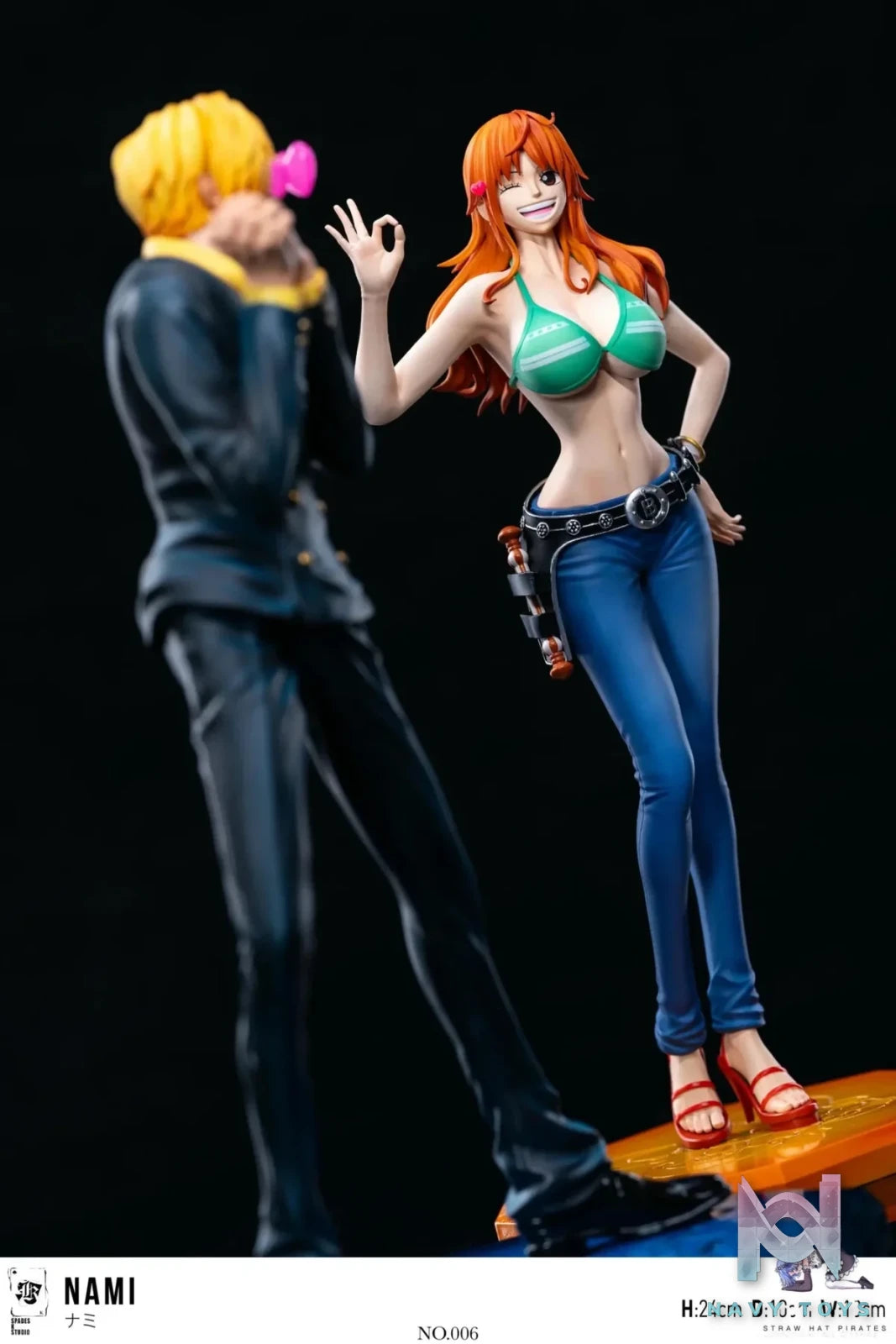 SPADES K Studio - One Piece Straw Hat Crew Resonance Series 06 Nami resin statue Navy Toys anime figure