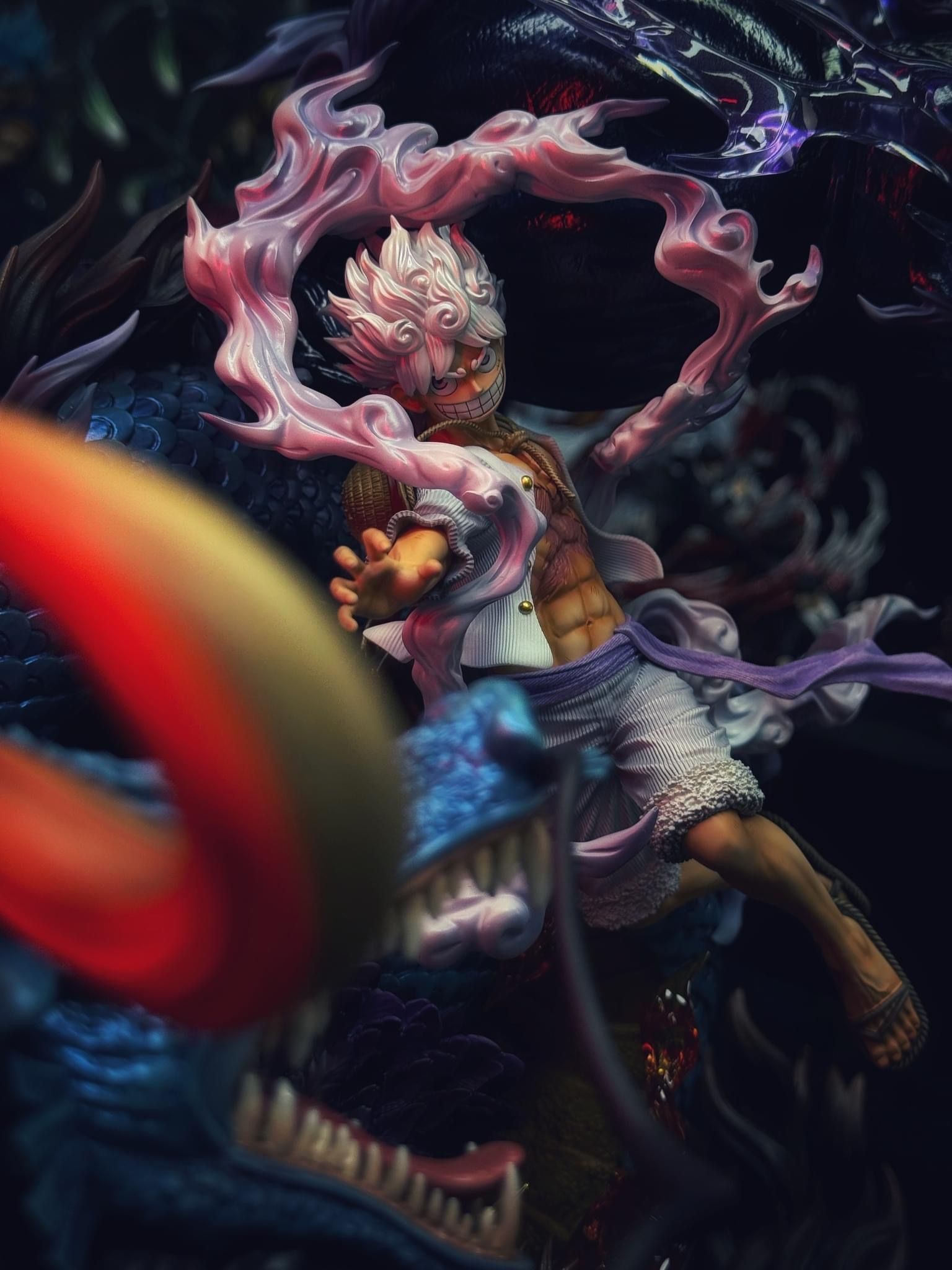 Luffy Nika vs Kaido Dragon - One Piece - OPM Studio resin statue opm studio anime figure