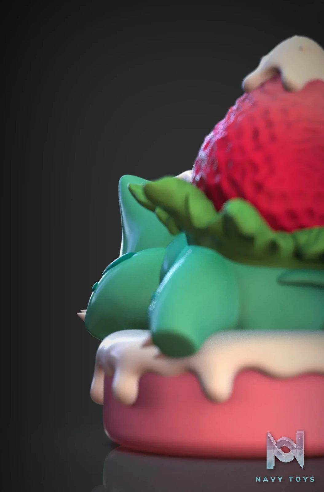 Ci Yuan Kuang Xiang Studio – Pokémon Bulbasaur with strawberries on its back