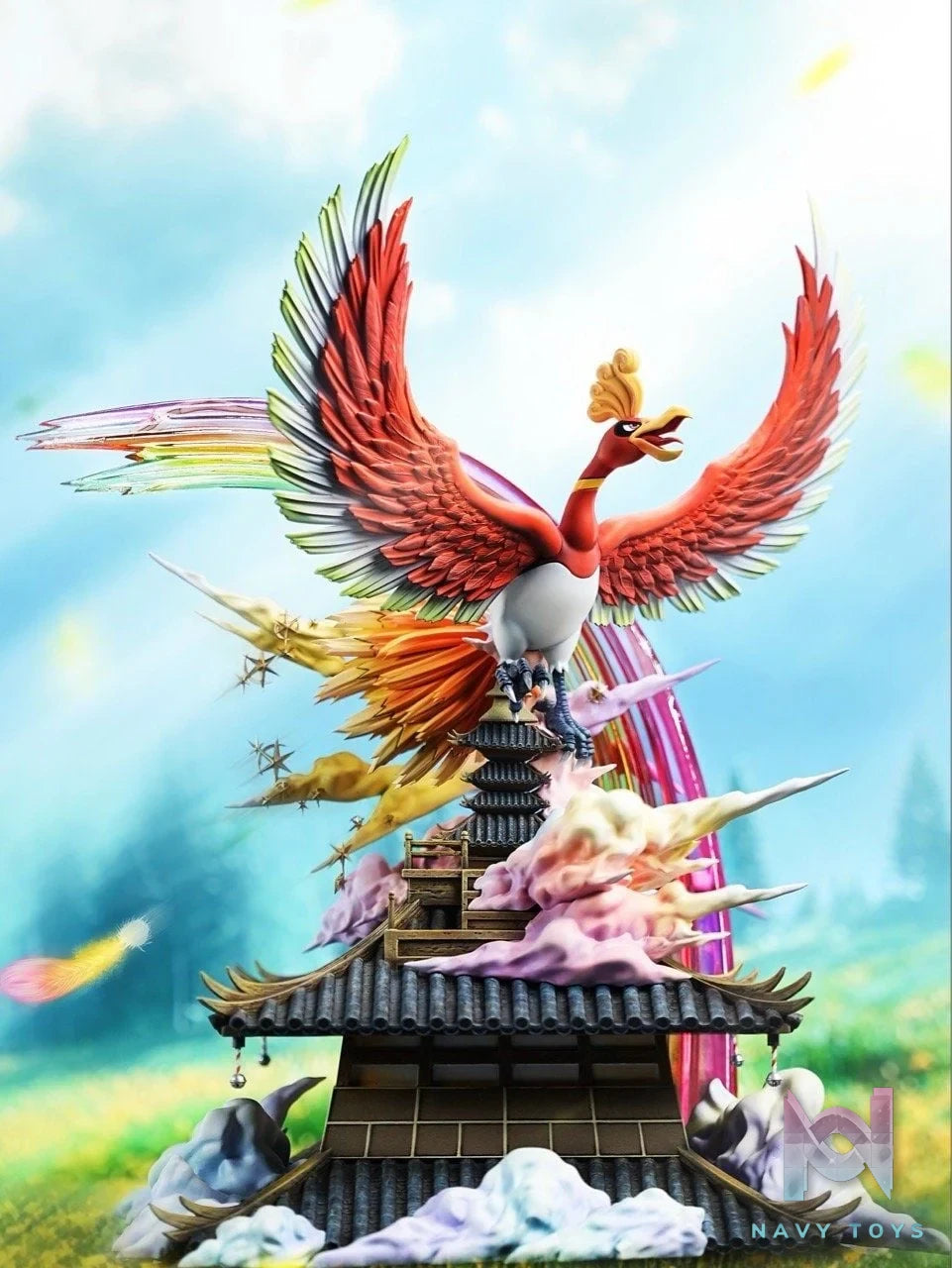 Ho - Oh - Pokemon - Cybera Studio resin statue Cybera Studio anime figure
