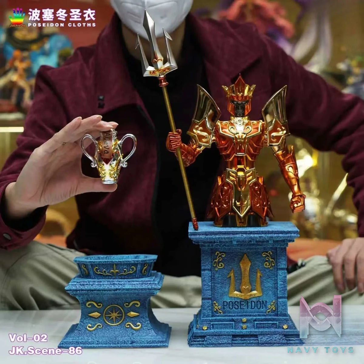 JacksDo Studio – Saint Seiya Poseidon Cloth Statue Three God Cloth #2